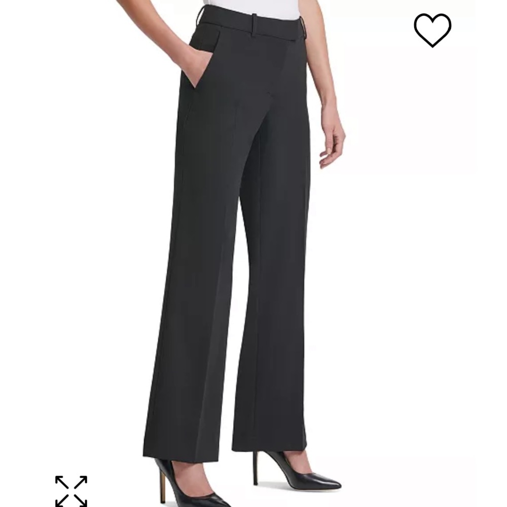 DNKY Donna Karen New York Black Career Pants Size 12 - Picture 2 of 12
